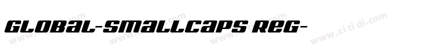 Global-SmallCaps Reg字体转换